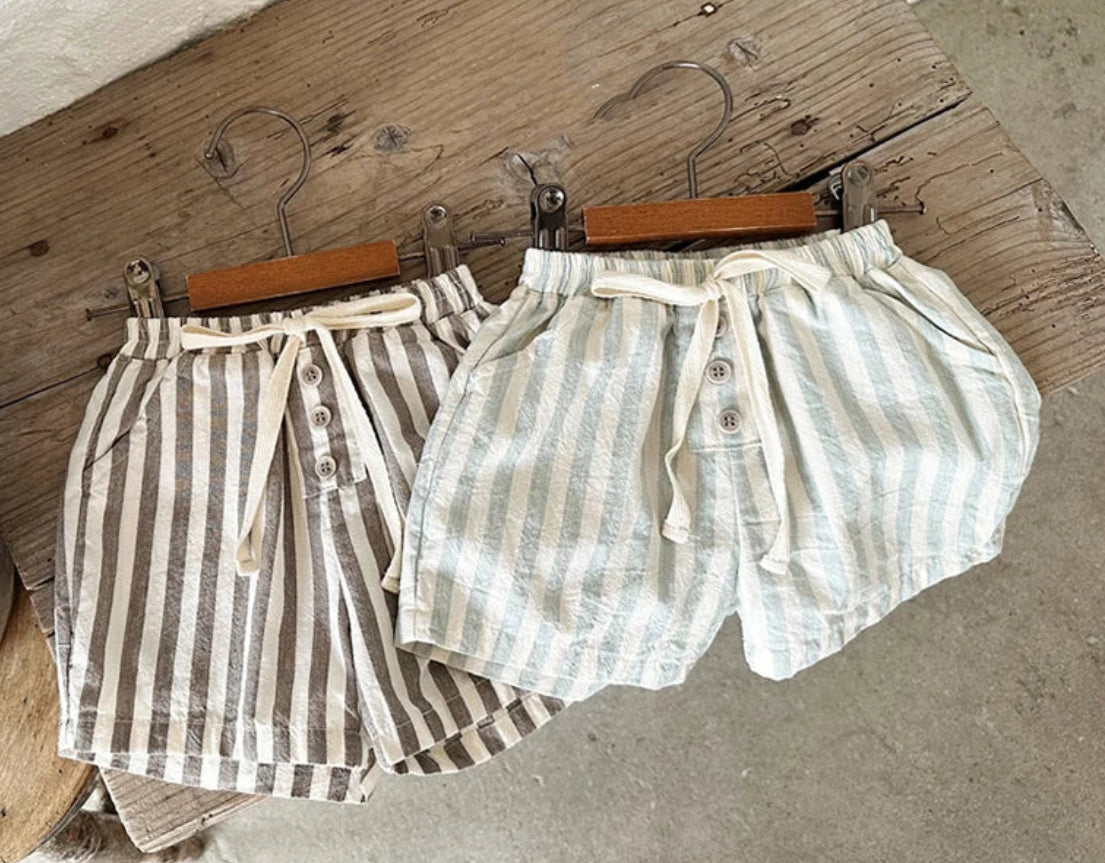 Albie & Co Striped Summer Shorts