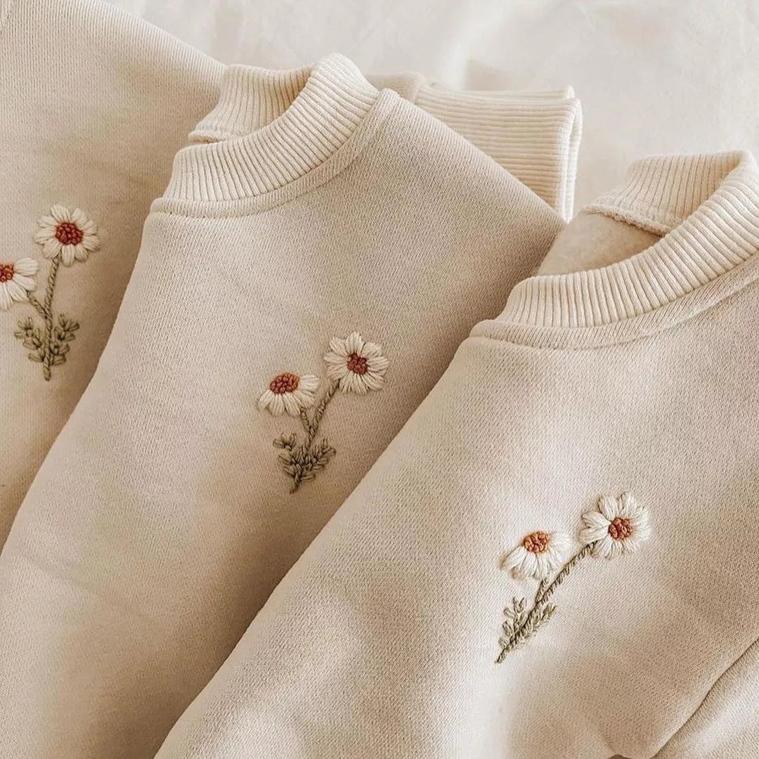 Albie & Co Daisy Embroidered Tracksuit