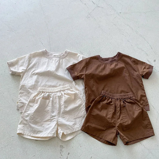 Albie & Co Light Weight T-Shirt & Shorts Set